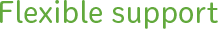 Flexible support